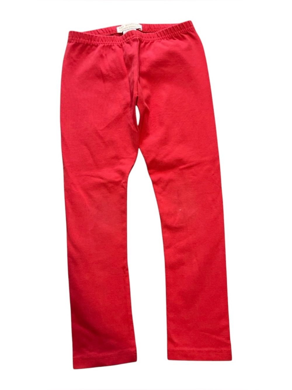 The Beaufort Bonnet Company Misty Sue Kids Leggings in Richmond Red- Sz 5 / 5T